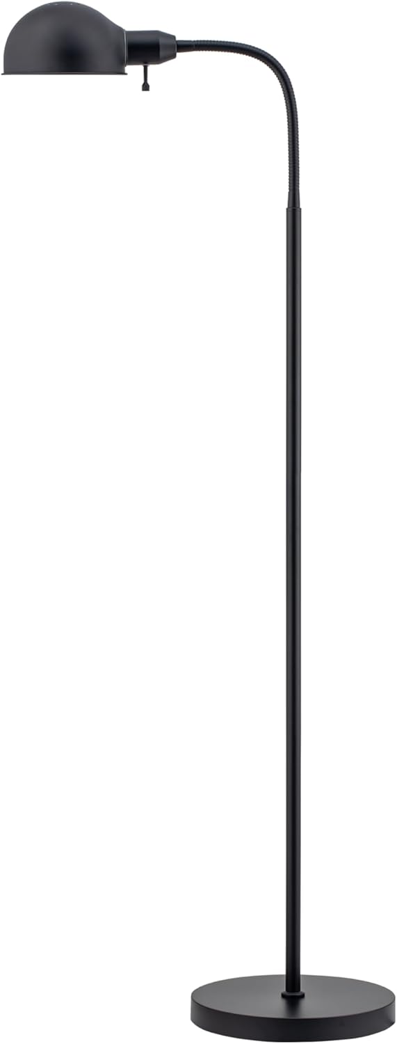 O'Bright Nova - Adjustable Floor Lamp with Flexible Gooseneck and Rotatable Shade, E26 Socket, 10-Inch Base - Ideal for Reading, Bedside, Living Room, Antique Brass