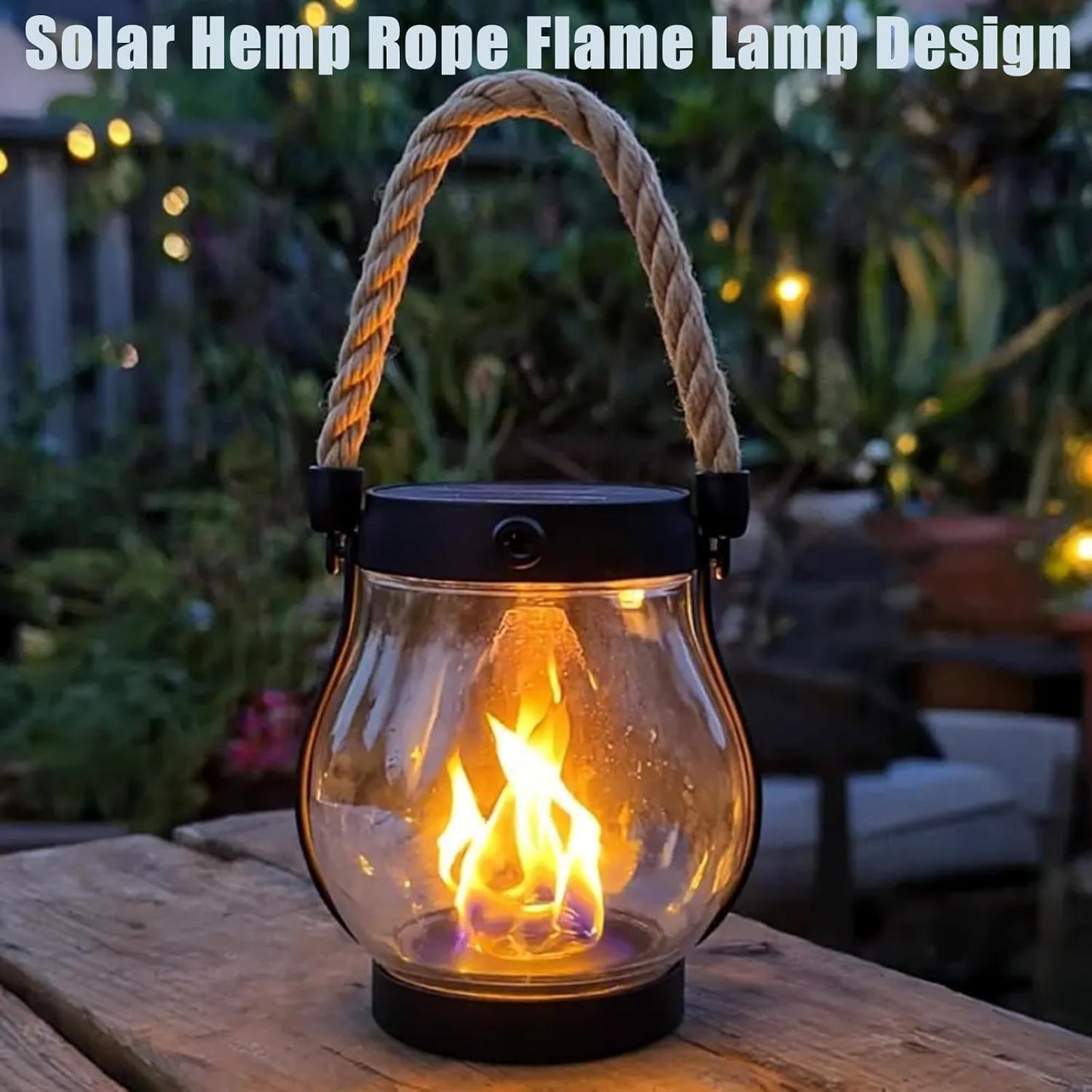 Kaliqo Solar Lantern Outdoor Lights, Kaligo/Kaliko/Kalico Solar Lantern, 2025 New 6 Pack Waterproof Flickering Flame Outdoor Solars Lanterns for Garden or Yard Decorations,Looks Like Real Fire (6Pcs)