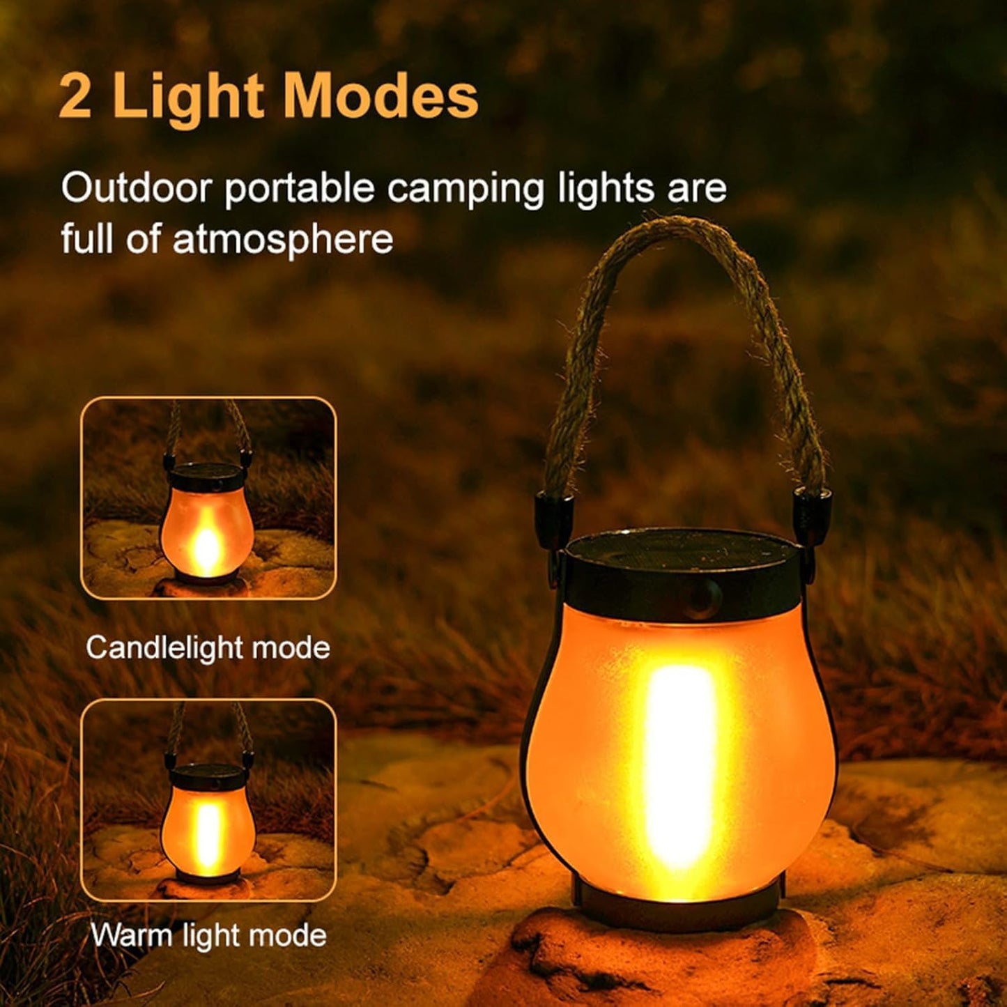 Kaliqo Solar Lantern Outdoor Lights, Kaligo/Kaliko/Kalico Solar Lantern, 2025 New 6 Pack Waterproof Flickering Flame Outdoor Solars Lanterns for Garden or Yard Decorations,Looks Like Real Fire (6Pcs)